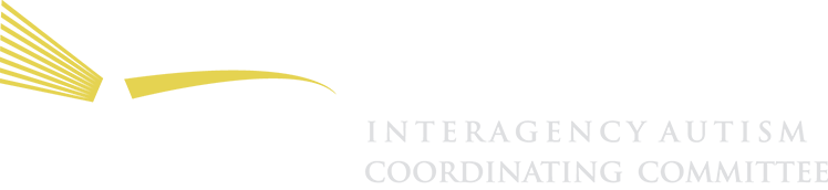 Interagency Autism Coordinating Committee Logo, which includes those words and the abbreviation IACC