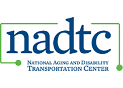 National Aging and Disability Transportation Center Logo, which includes their initials