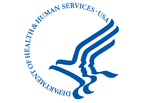 Department of Health and Human Services Logo, which includes an outline of a bird
