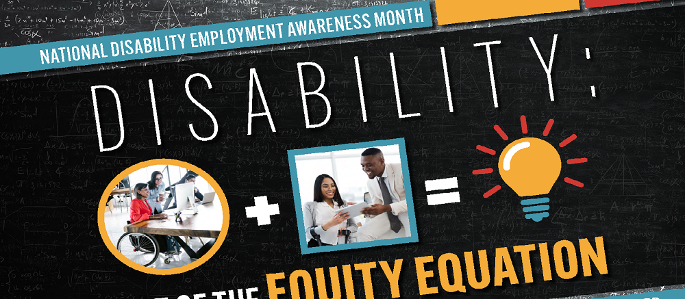 National Disability Employment Awareness Month 2022 poster