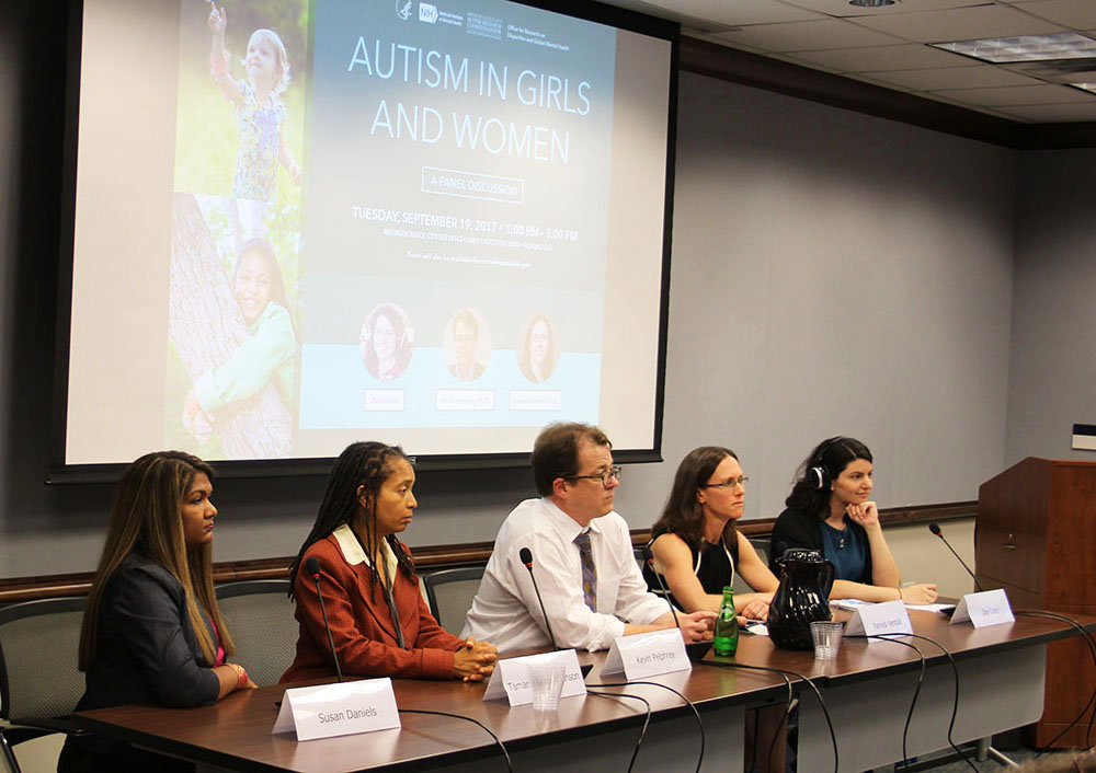 Panel during Autism in Girls Meeting