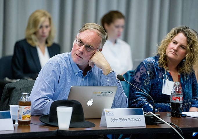 John Robison listening during October 2018 IACC Meeting